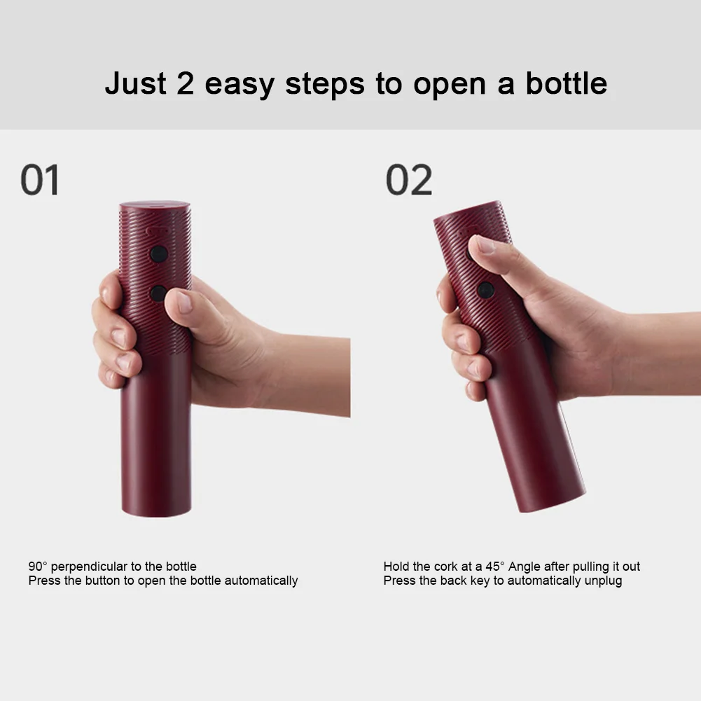 Electric Wine Opener Rechargeable Automatic Corkscrew Multifunctional Automatic Red Wine Opener Kitchen Accessories