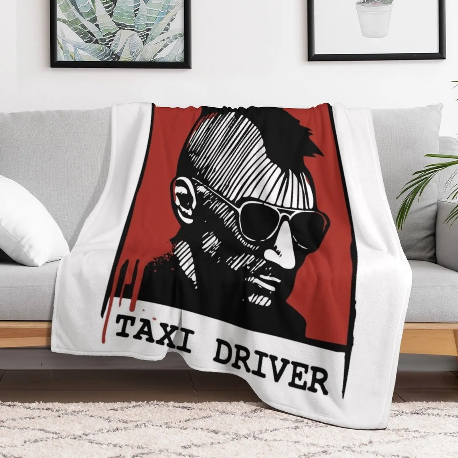 Taxi Driver-Travis Bickle Throw Blanket Stylish Warm Blanket for Living Room Bedroom