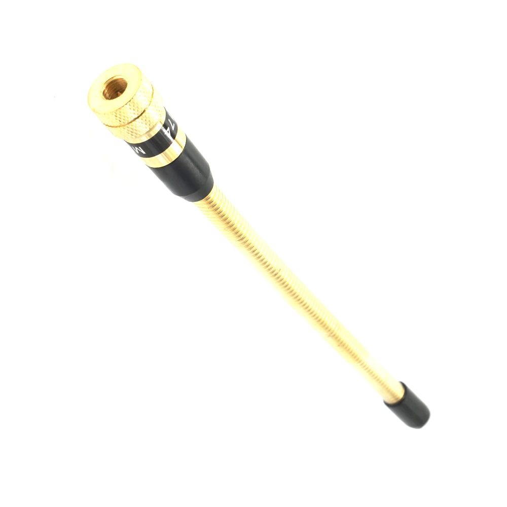 

Walkie Talkie Metal Gold Spring Antenna SMA-Male VHF 136-174Mhz Antenna Two Way Radio For YAESU VX-3R/6R/7R