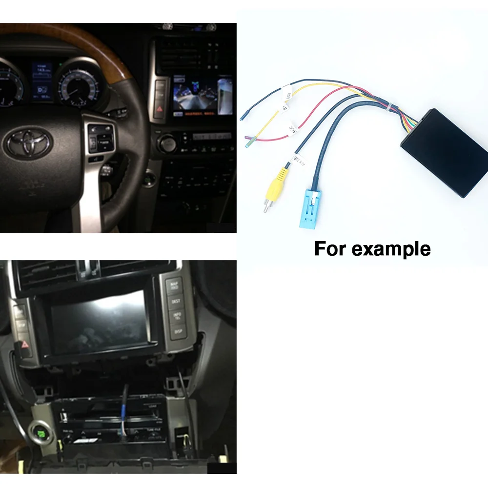 extra fee for 2010-2013 360 camera decoder box For toyota land cruiser prado 150 Radio LVDS box