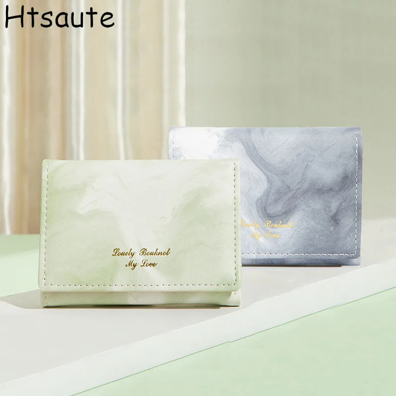 Mini porte-monnaie à loquet pour femme, portefeuille court, porte-cartes, mini pochette pour fille, petits portefeuilles, luxe féminin, mode