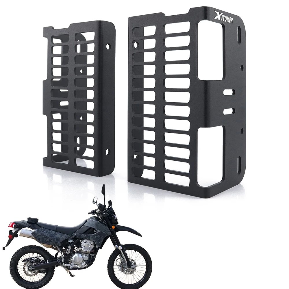 

Engine Cooler Grille Cover Protection Fit For Kawasaki KLX300 2022 2023 KLX 300 Motorcycle Black Aluminum Radiator Guard