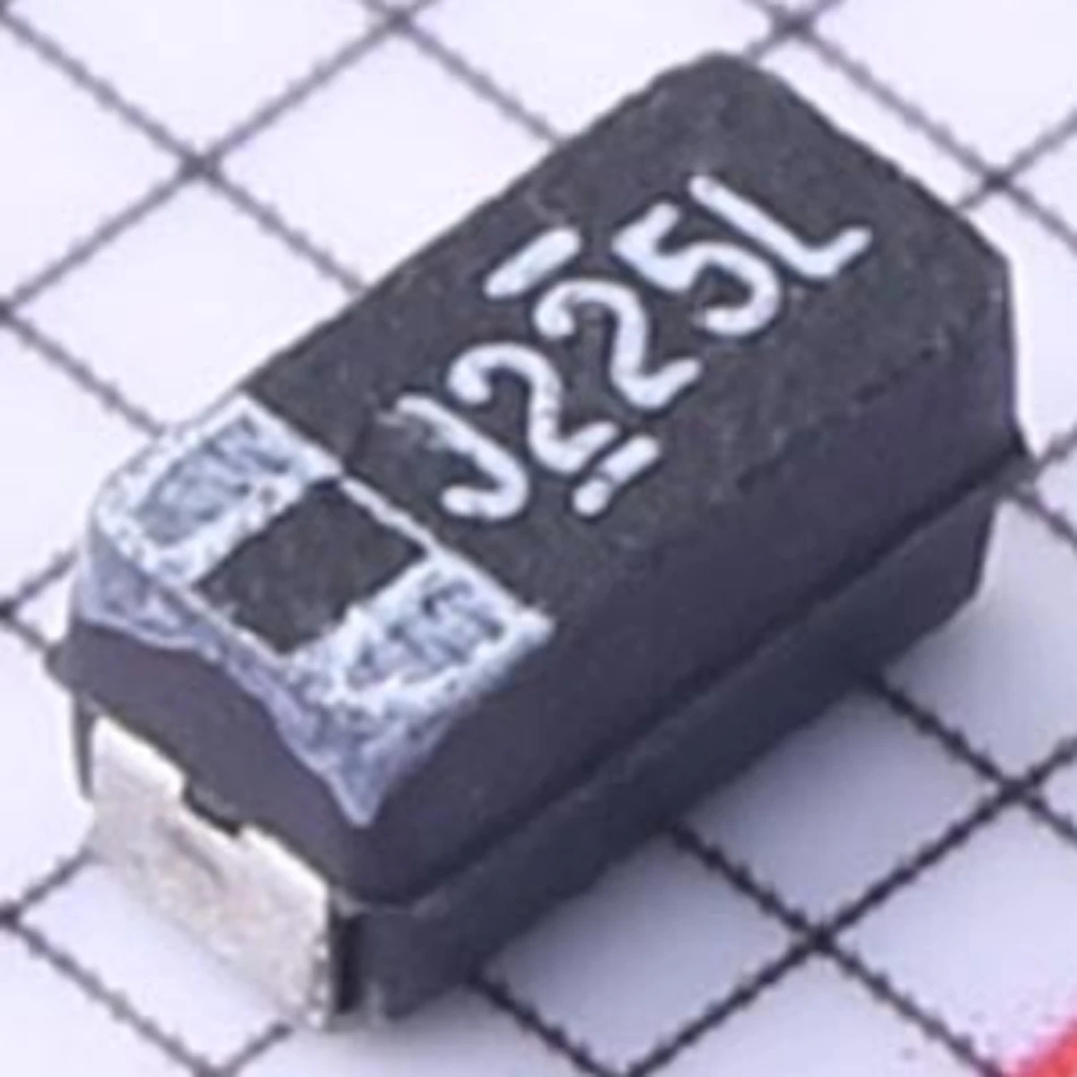 10PCS original; MARKING：J225L； Tantalum capacitor 6.3V ± 10% 2.2uF 7.6 Ω; 1206(3216 metric)：293D225X96R3A2TE3