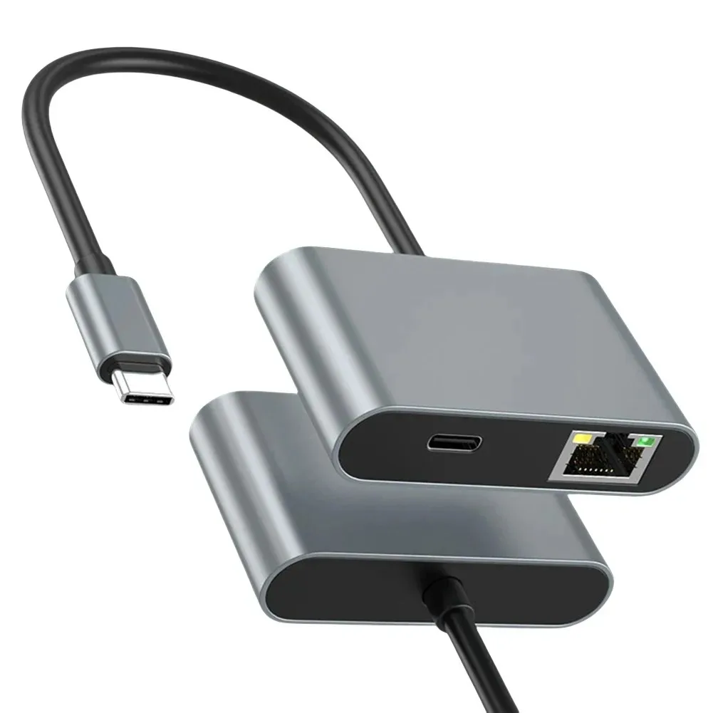 Adaptador USB 3,2 tipo C a Ethernet Compatible con Thunderbolt3/4 tarjeta de red Rtl8156B de 2,5 Gbps 2500Mbps para Macbook Pro Laptop NAS