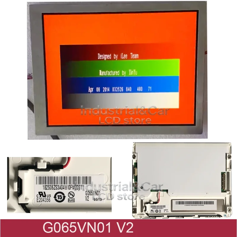 

Original New 6.5 Inch G065VN01 V2 Industrial TFT LCD Display Screen Panel G065VN01 V.2 E204356 For EXFO FTB-200V2 Equipment LCD