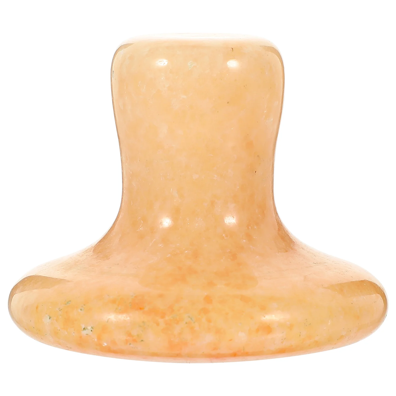 Mushroom Shaped Face Massager Jade Beauty Stone Guasha Tool for Face Neck Shoulder Massage Smooth Edges Mushroom Design Massager