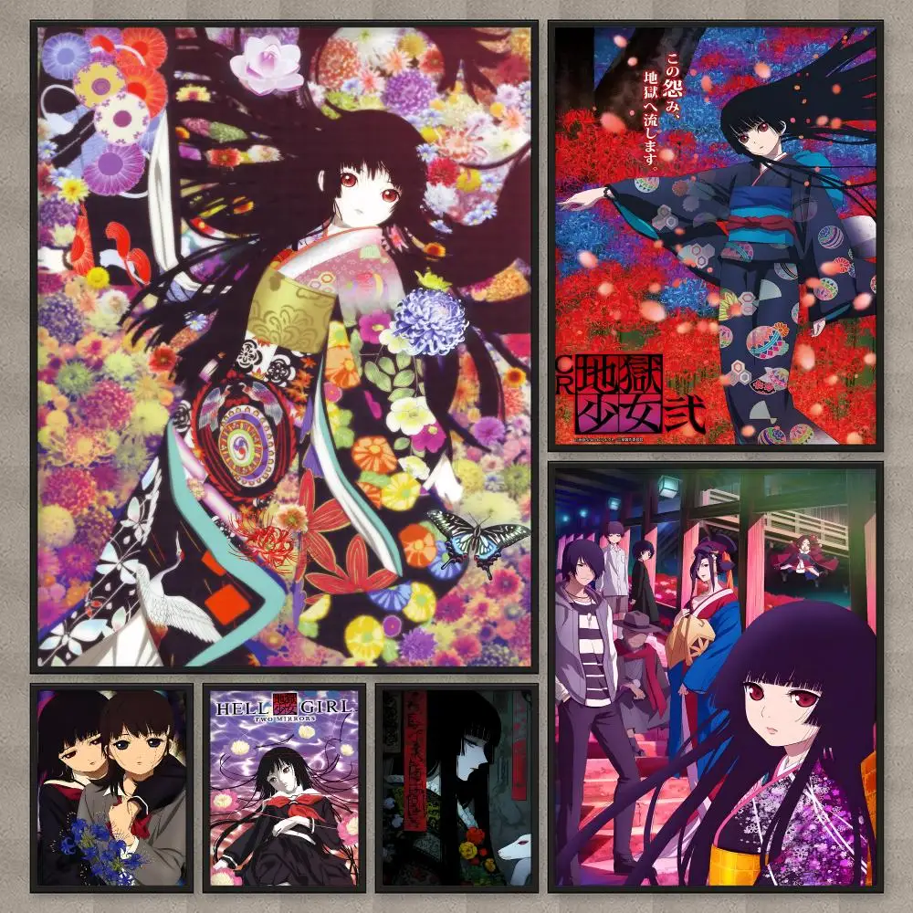 Anime H-Hell G-Girl Poster HD Wall Art Home Decor Waterproof Print Bedroom Garage Party Gift