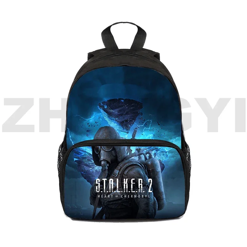 Jogo de mini-saco s. t. a. l. k. e. r. 2 mochilas para a escola adolescentes meninas 3d anime stalker 2 coração de arma bookbag 12/16 Polegada para crianças