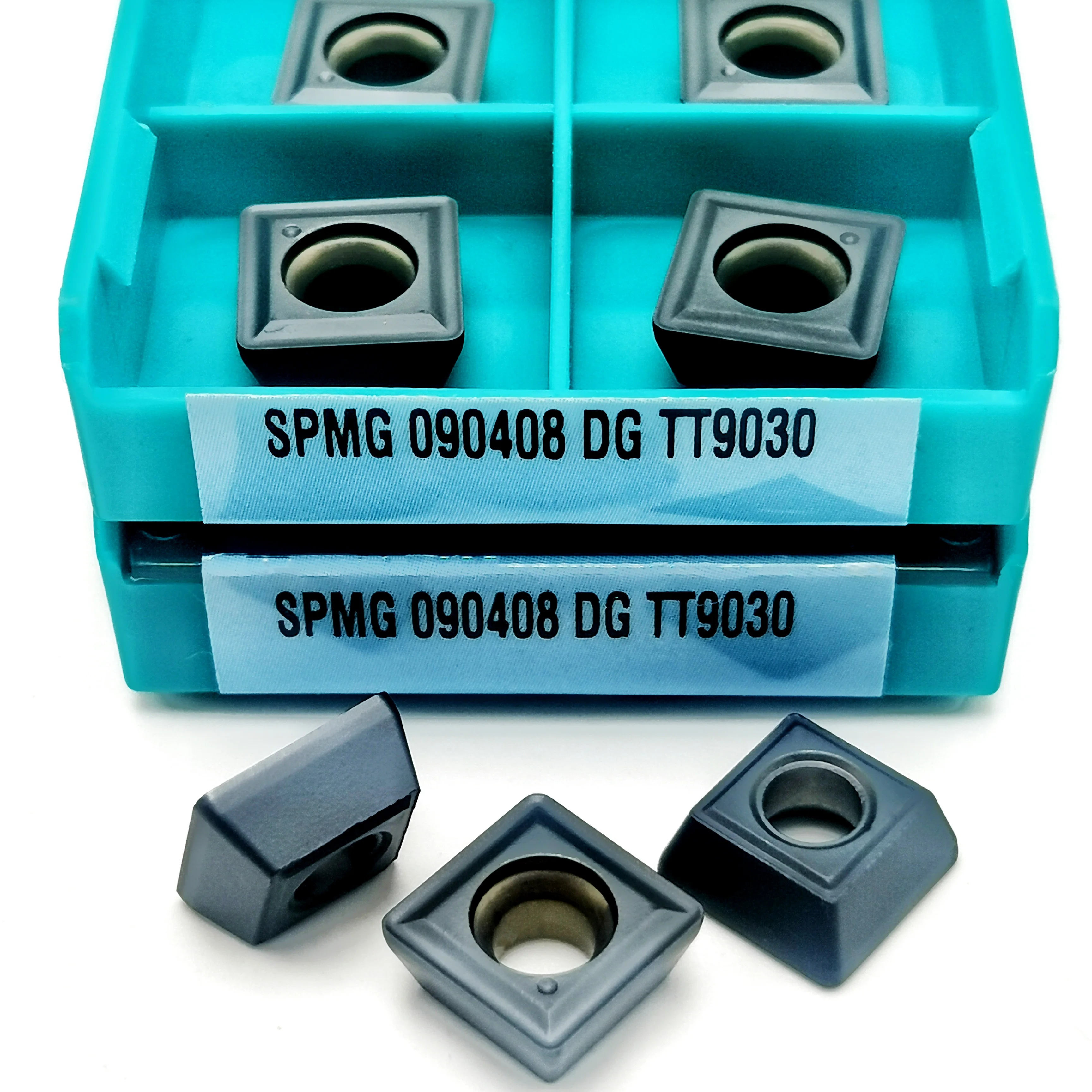 SPMG090408 TT9030 SPMG090408 TT8020 Indexable หมุนตัดแทรก U เจาะเครื่องมือ