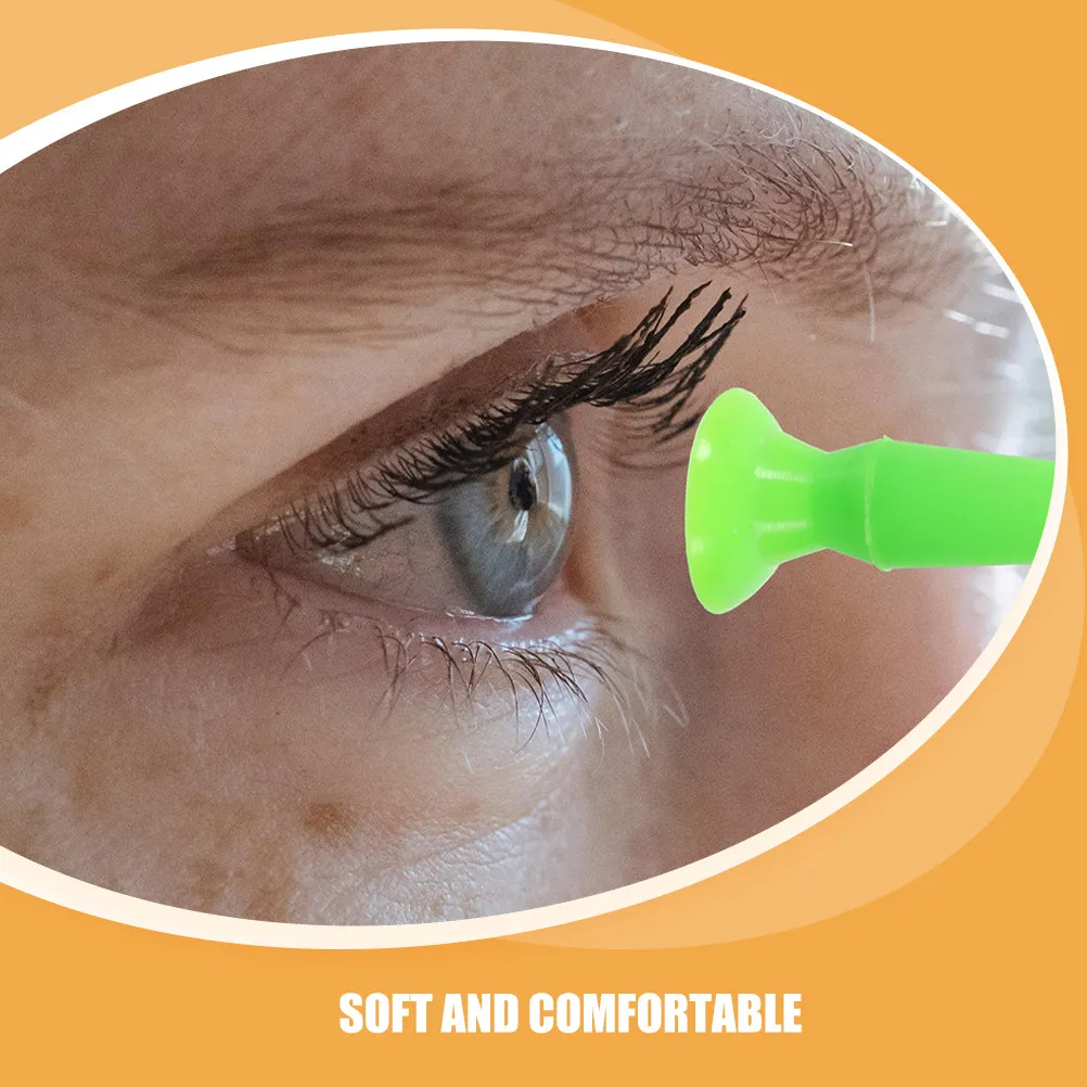 1Set Silicone Eyeball Cover Ultra- Eye Protector Suction Cup Flexible Secure Fitting Protective Eye Shield for Comfort