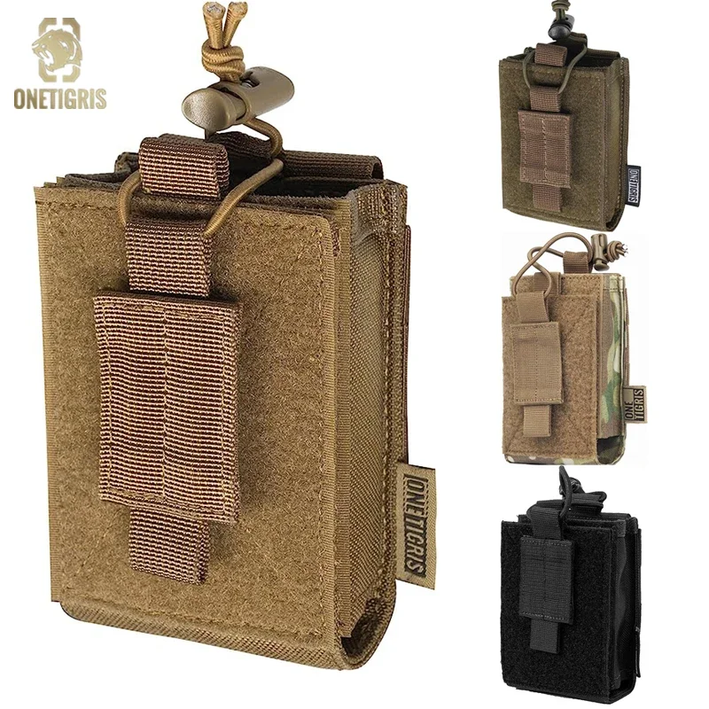 ONETIGRIS Bolsa táctica MOLLE para radio Baofeng UV-5R - imagen 2