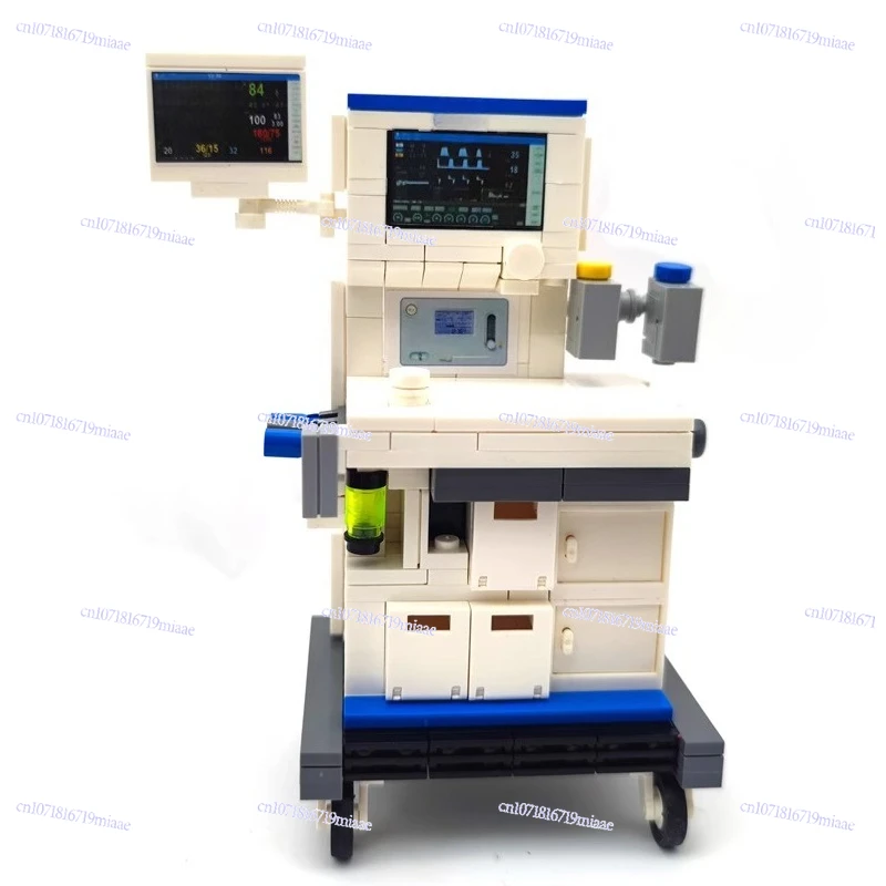 Anesthesia Machine Building Block Small Particle Toy Ornament School Graduation Gift Del Medical Student Grid Medical Breathing
