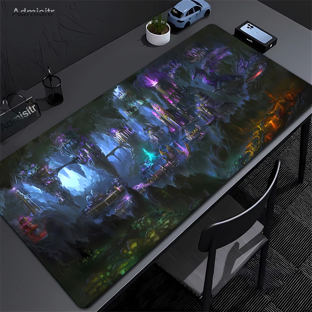 Heroes of Might and Magic 3 Mauspad, Leder-Schreibtischschutzmatte, großes Mauspad, Büro, wasserdicht, 50 x 100 cm, Mauspad XXL