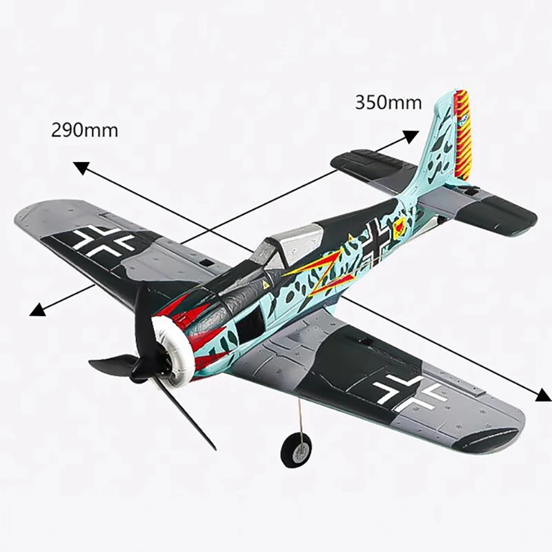 SYC QF013 RC طائرة رباعية القنوات فرش حيلة ثابتة الجناح RC طائرة شراعية 2.4G RC FW190 مقاتلة رغوة طائرة نموذجية RC هدية