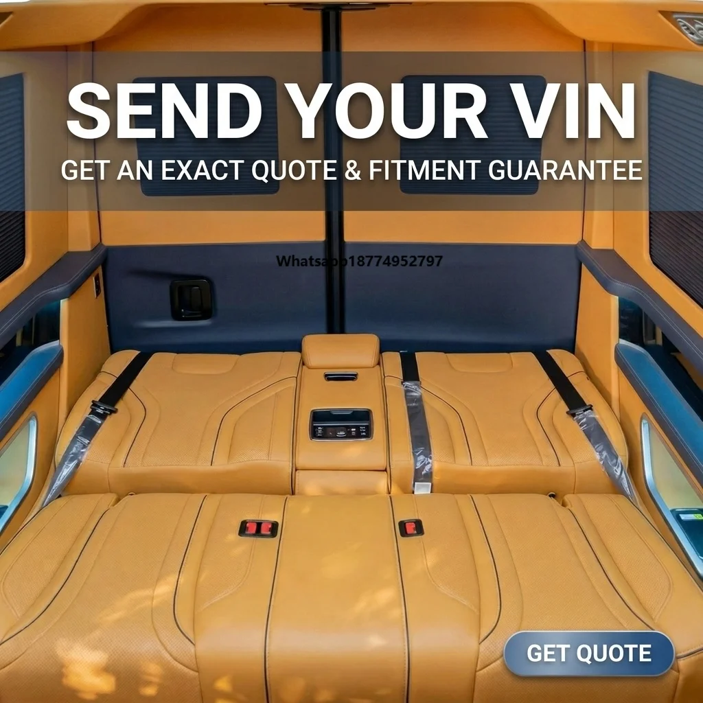 Dingkong Sprinter Standard Roof Orange Leather Custom VIP Interior Captain Seat Ambient Light | OEM Custom Manufacturer