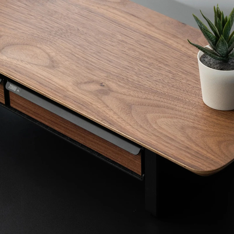 Metal M Series Monitor Stand Tray Wooden Storage Trays with Handle Organizer Tray for Monitors Shelf Monitor Rack Accessories