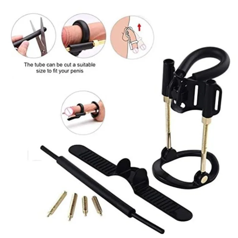 Male Enlargement Stretcher Enhancement Penis Extender Penis Straightening Traction Training Extension Device Kit Sex Toy For Men