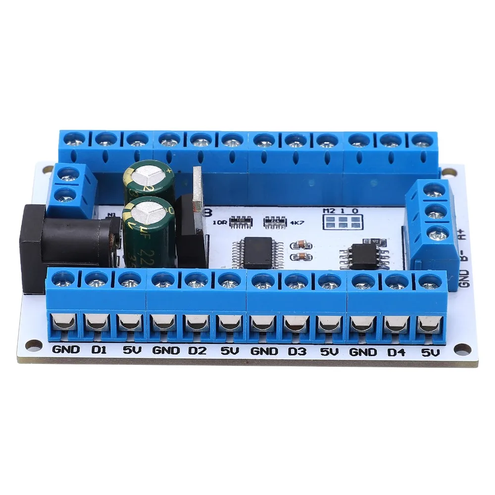 Modulo sensore RS485 DC6-24V 8-13MA DS18B20 Modulo sensore di temperatura digitale scheda R4DCB08 a 8 canali