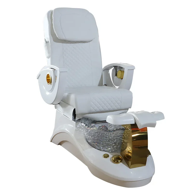 Electric reclining foot massage chair with basin