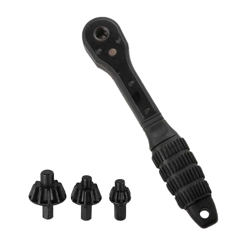 

Hand drill chuck key ratchet wrench fast labor saving 10/13/16 mm chuck table hand drill