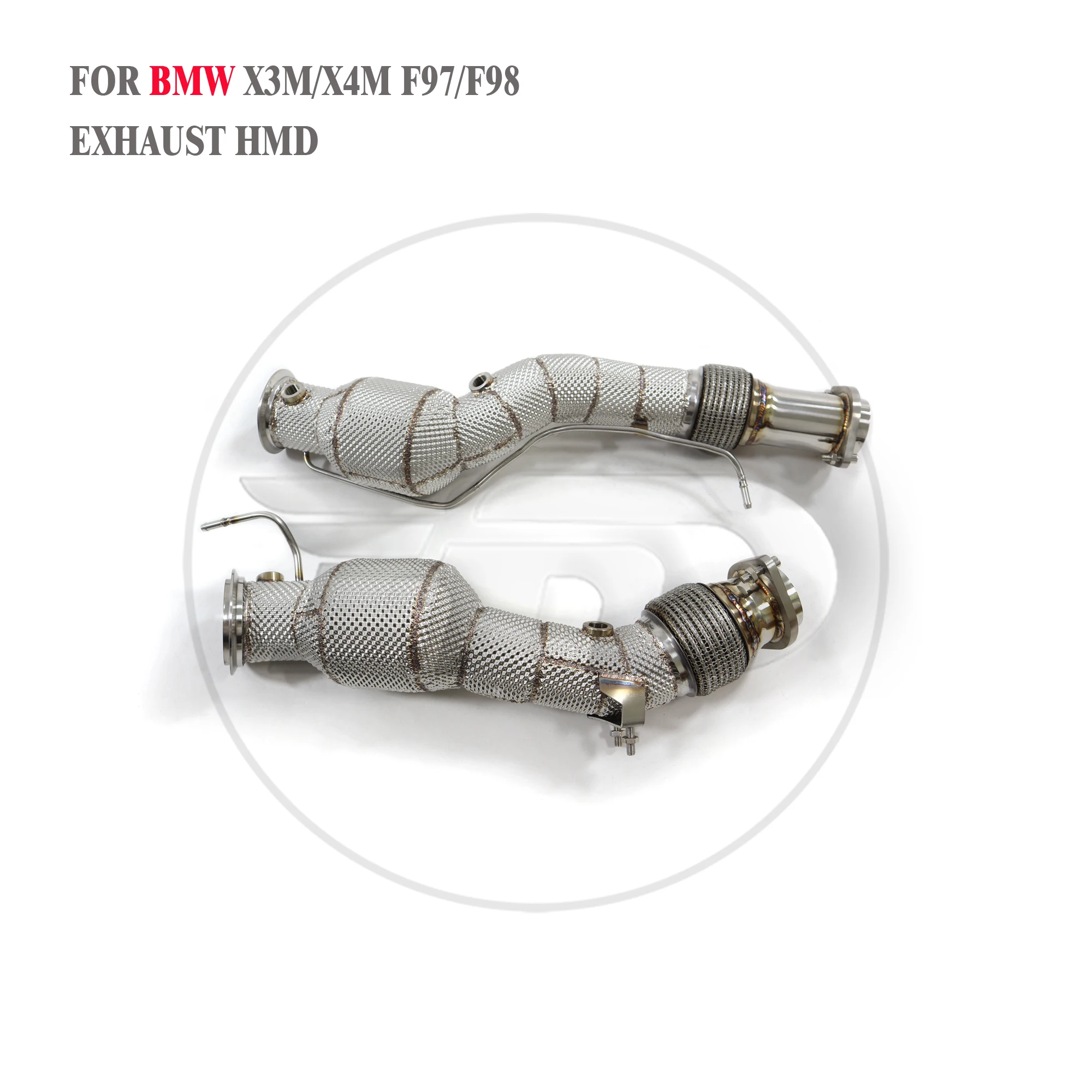 

HMD Exhaust System High Flow Performance Downpipe for BMW X3M X4M F97 F98 With Heat Shield OPF Version