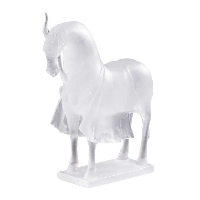 

Wholesale Customized Handicraft Animal Statues/glazed unicorn Statues for Indoor Decoration