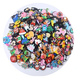 10-200pcs Mixed Random All kinds of Disney Marvel Sanrio PVC Fox Koala Shoe Charms Bat Devil Halloween Gift