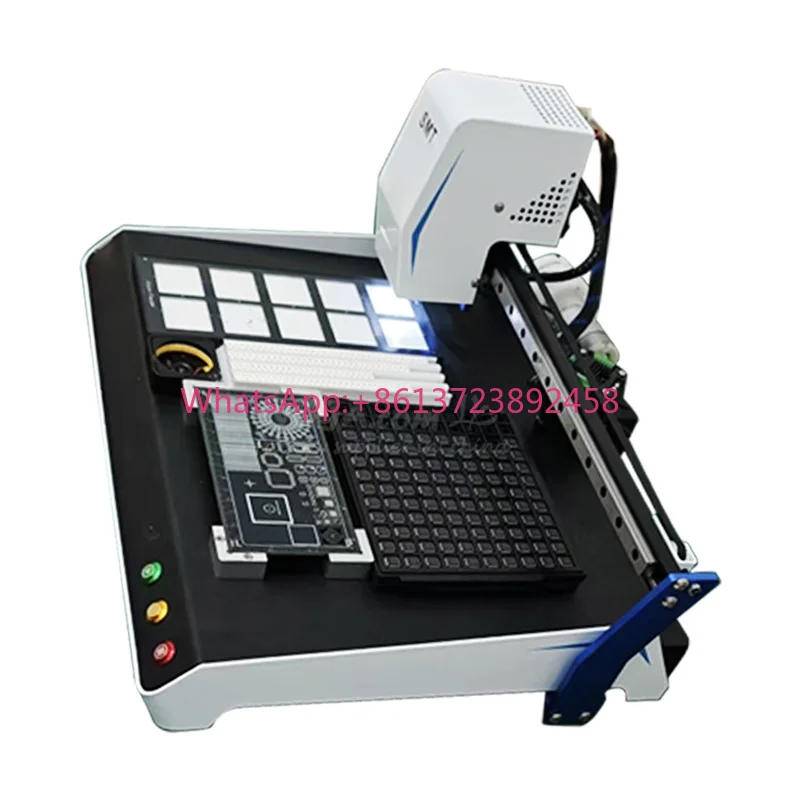 Mini S1 Desktop Mini Automatic Pick and Place Machine Double Vision Camera + High Speed Chip Mounter for Sample 220V 110V
