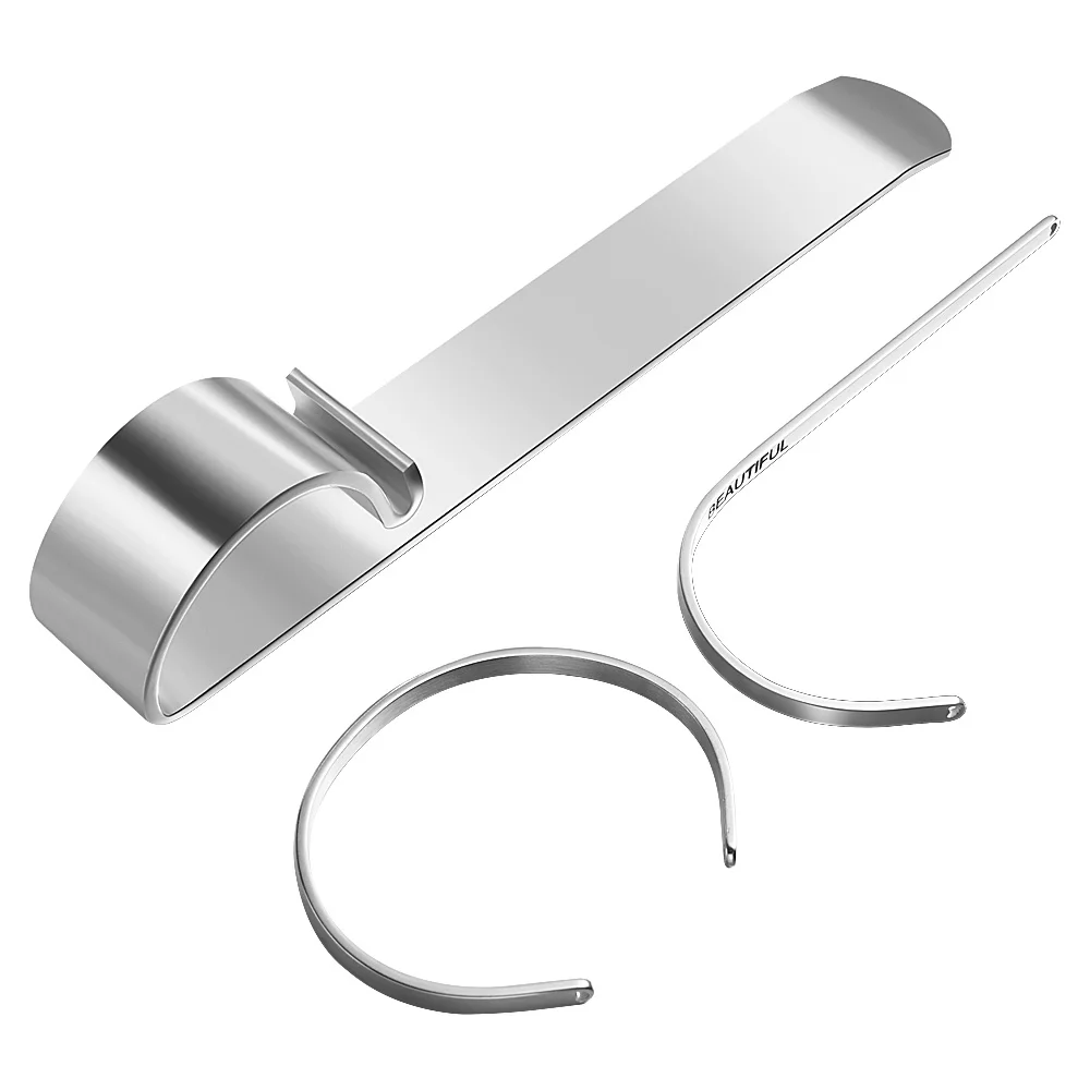 Aço inoxidável Straight Bar para DIY Espelho Cuff, escovado Matte Bracelet, em branco para fazer ferramentas, Bangle, Jóias, 4mm, 5mm, 6mm