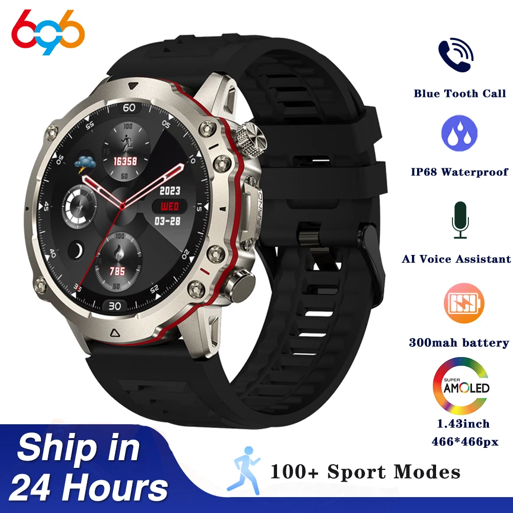 

Смарт-часы AMOLED 2025, спортивные умные часы с синим зубом, мужские часы с индивидуальным циферблатом, мониторинг сердечного ритма, уличный фитнес-музыкальный плеер