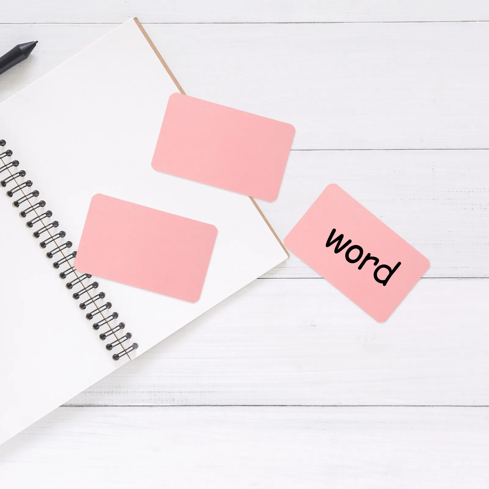 

100pcs Message Notepads Thickened Blank Cards Portable Memo Pad For Daily Use Diy Writing Notes Stationery Supply