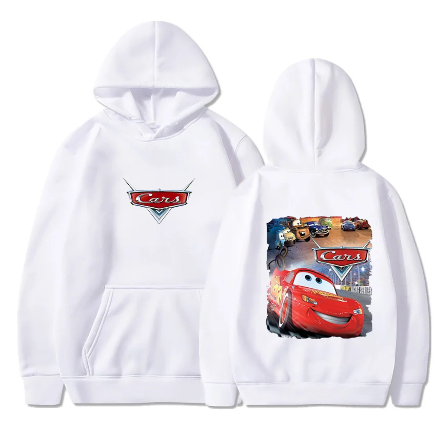 Casual Children\'s Pixar Cars Lightning McQueen Girl Boys Hoodie Harajuku Sweatshirt Women Men\'s Long Sleeve Streetwear Pullovers