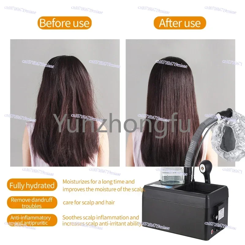 

Hair Care Professional Salon Desktop Portable and Head-Mounted Hair Care and Smoothing Micro Mist Hair Steamer