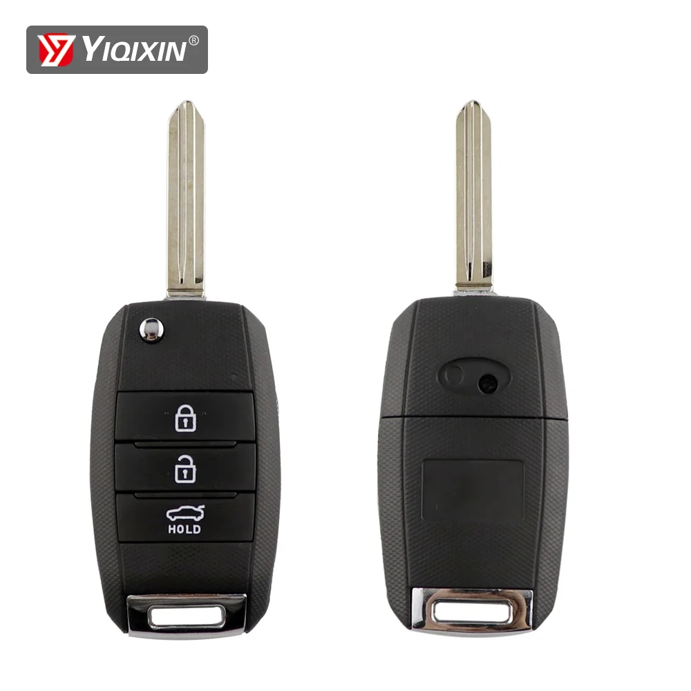 YIQIXIN Flip Remote Car Key Shell For Hyundai Kia K2 K3 K5 Carens Cerato Forte Rio Sorento Ceed Stonic For Hyundai Avante Santa