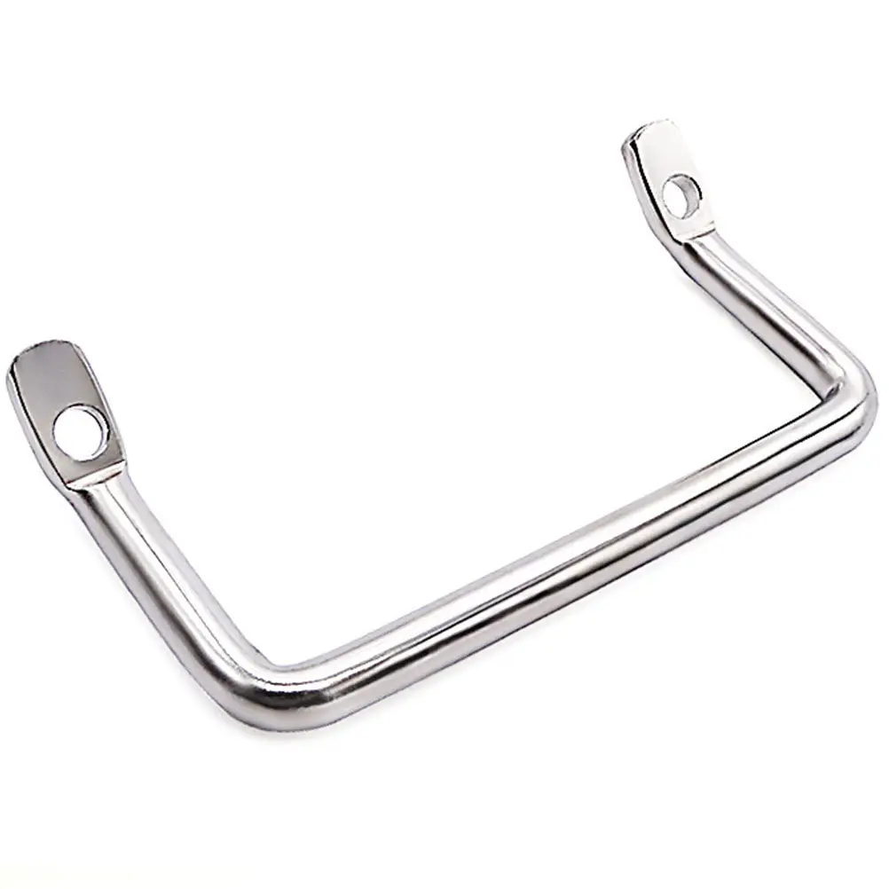 1Pcs Stainless Steel Industrial Box Pull Handle Bevel Round Bar Sturdy Smooth Surface Anti-Rust Equipment Cabinet Sliding Door