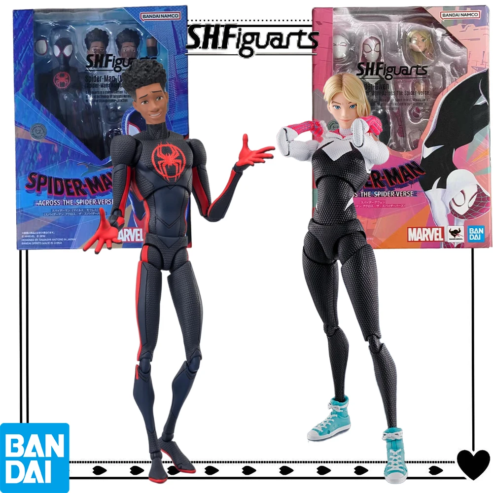 

100% Authentic In Stock Bandai S.H.Figuarts Spider-Man: Across the Spider-Verse Spider-Gwen & Spider-Man (Miles Morales)