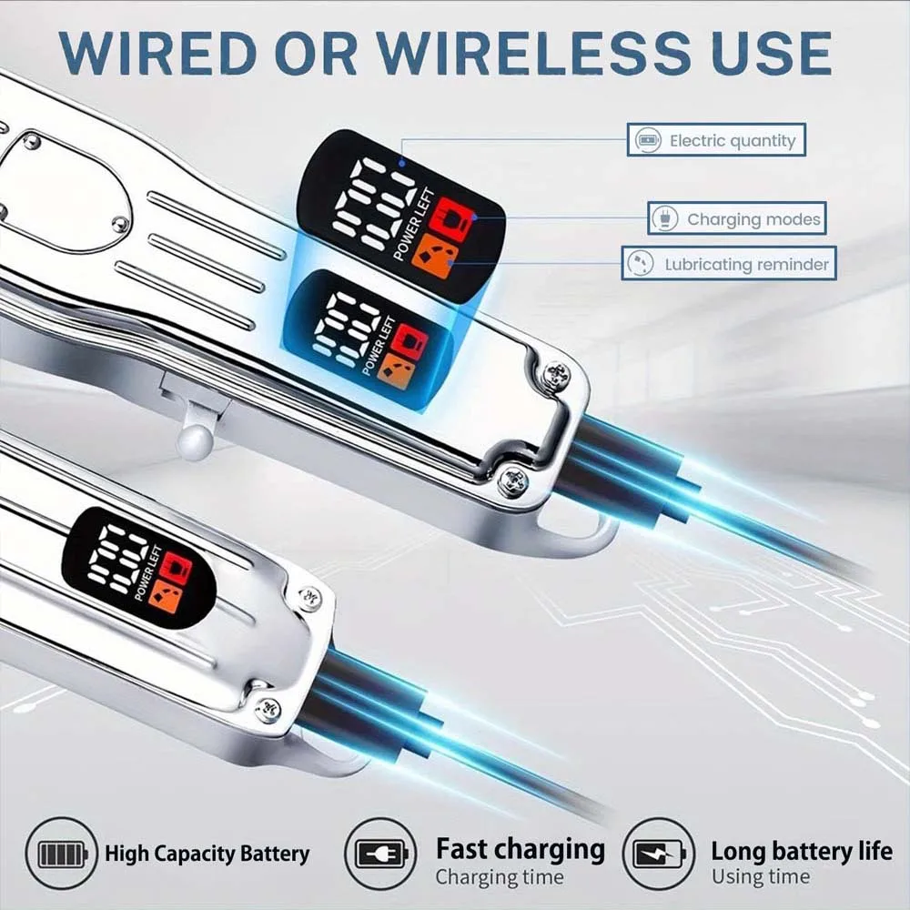 PProfessional электрическая машинка для стрижки волос, машинка для стрижки бороды, комплект для стрижки волос для дома, парикмахерская, мужской триммер для волос, электробритва, машинка для стрижки волос