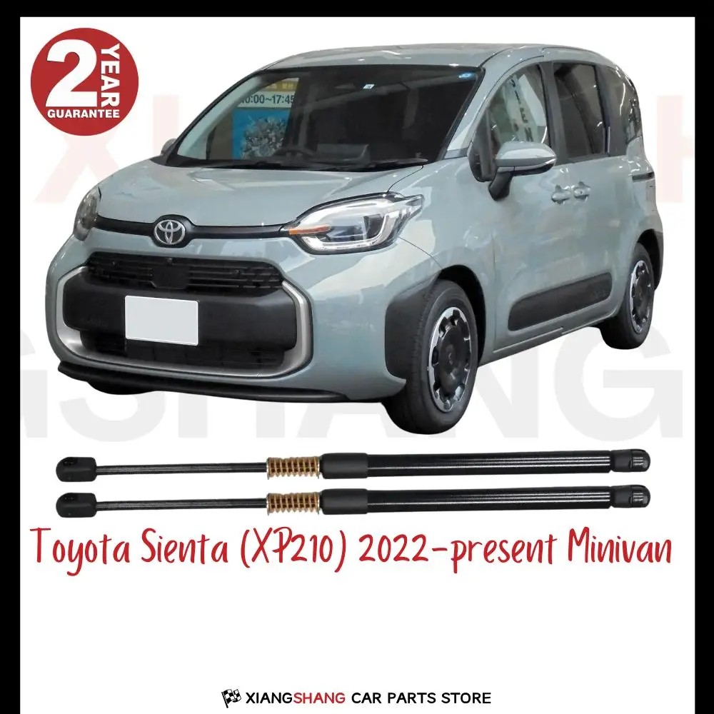 

2pcs Rear Damper for Toyota Sienta (XP210) 2022-present Minivan WITH SPRING Trunk Boot Gas Charged Gas Struts