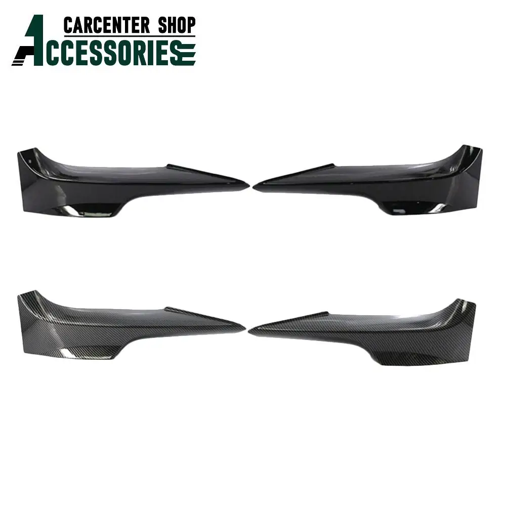 

2pcs Car Front Rear Bumper Strip Lip Spoiler Diffuser Splitter Scratch Protector for BMW E92 Pre-LCI M-tech 2006 2007 2008 2009