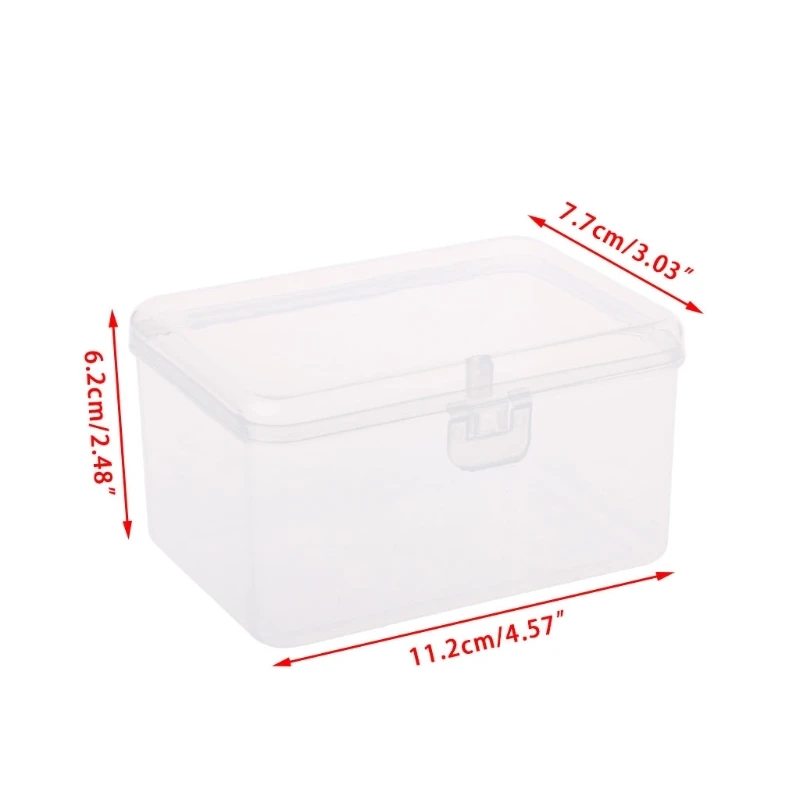 Transparent Storage Box Stackable Latching Storage Container Multifunction for Jewelry Cosmetic Lipstick for CASE Holder