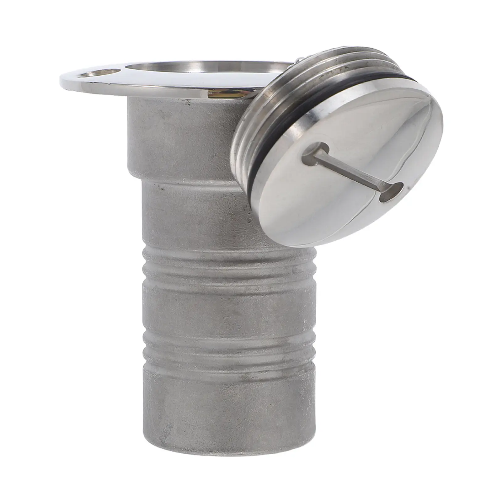 

Fuel Filler Neck and Cap 38Mm Marine Stainless Steel Gas Tank Flush Mount Key Lock Boat Gas Cap Yacht Hardware