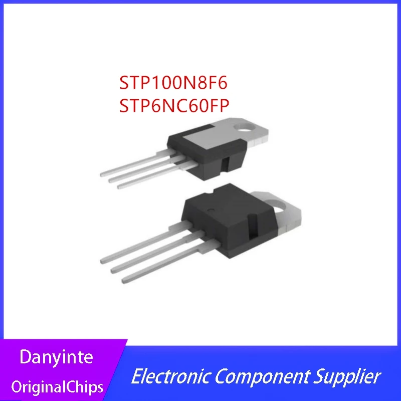 NEW 20PCS  STP100N8F6 100A 80V / P6NC60FP 6A600V STP6NC60FP TO-220F