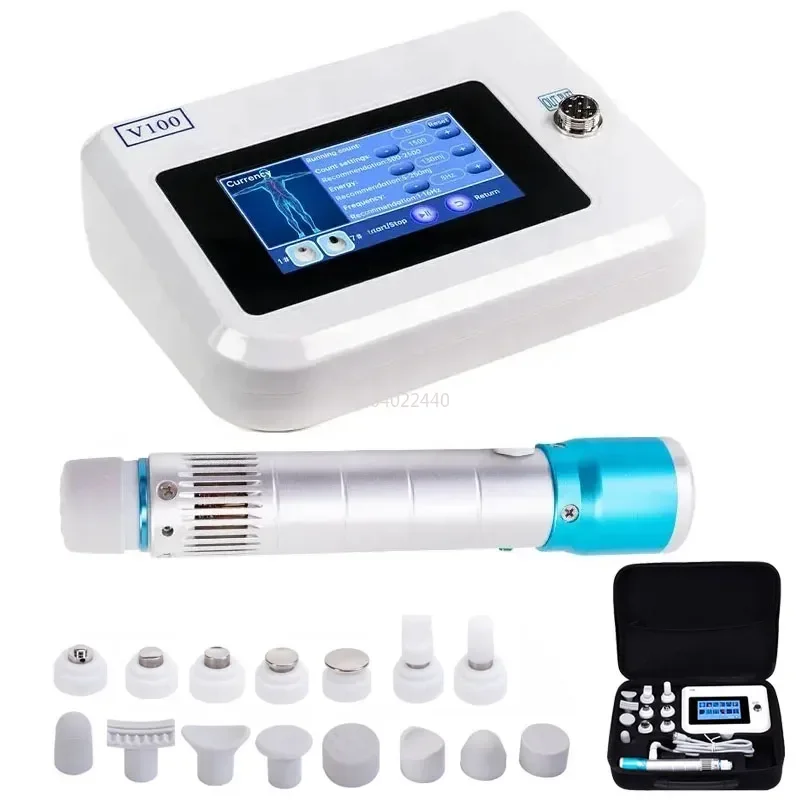 Portable Shock Waves Relaxation Treatments And Relieve Muscle Pain Physiotherapy Shockwave Therapy Machine Electric MassagerV100