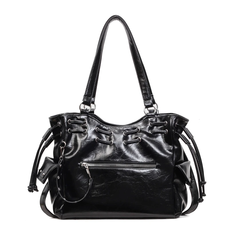 

Large Capacity Women PU Leather Handbags Tote Bags Casual Female Solid Shoulder Messenger Bags Fashion Ladies Big Shopping Bags