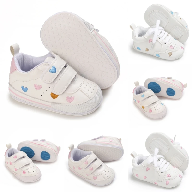Casual Baby Shoes Infant Baby Girl Crib Shoes Cute Soft Sole Prewalker Sneakers Walking Shoes Toddler First Walker 0-18Month