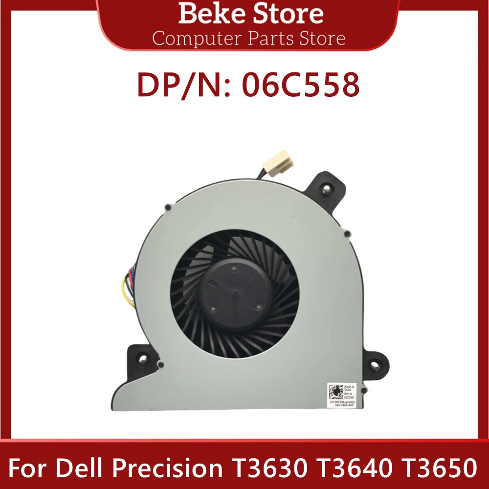 Beke 06C558 New Original For Dell Precision T3630 T3640 T3650 Workstation 125W CPU Cooling Fan 4-pin 6C558 CN-06C558