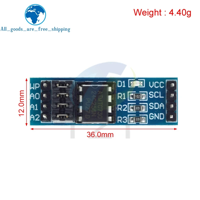TZT New AT24C256 24C256 I2C interface EEPROM Memory Module for arduino