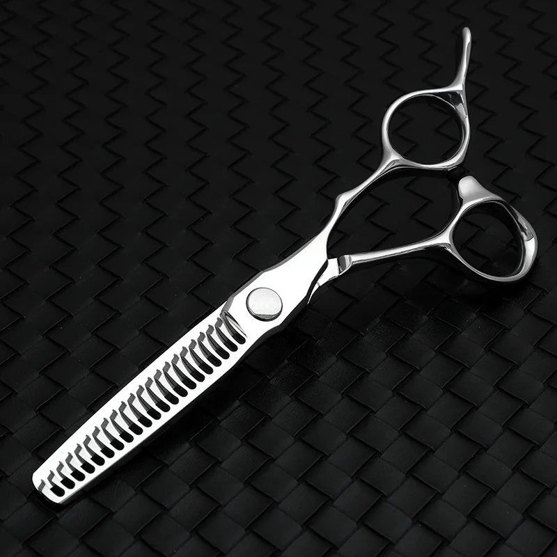 Professional  Barber Scissors， Salon Supplies Tools Thin hair scissors with teeth on both sides Japanese VG10 6-6.5-6.8-7inch