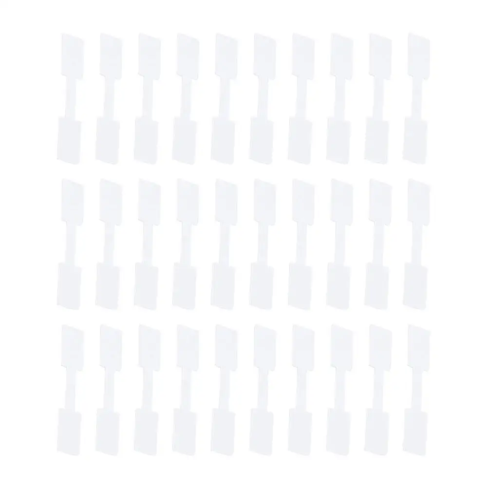 

300Pcs Jewelry Price Tags Premium Paper Adhesive Hanging Labels for Rings Bracelets Necklaces DIY Crafts Shop Restaurant Display