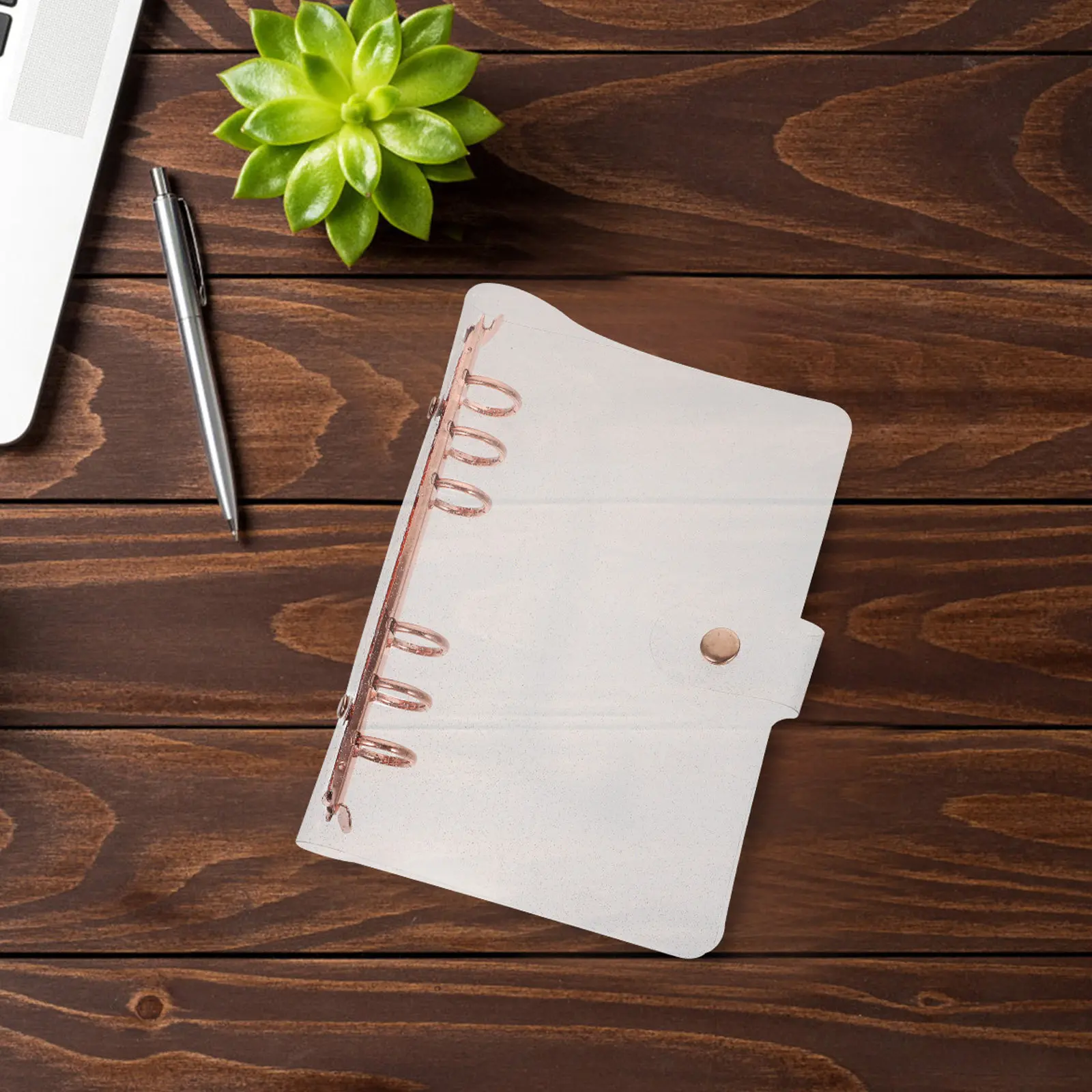 

PVC Notebook Cover Protective Shell Notepad Case for School Office Journal Handbook Diary Protector